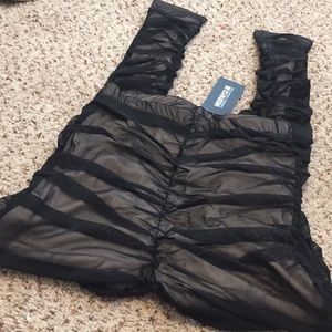 Miss pap nude illusion leggings new